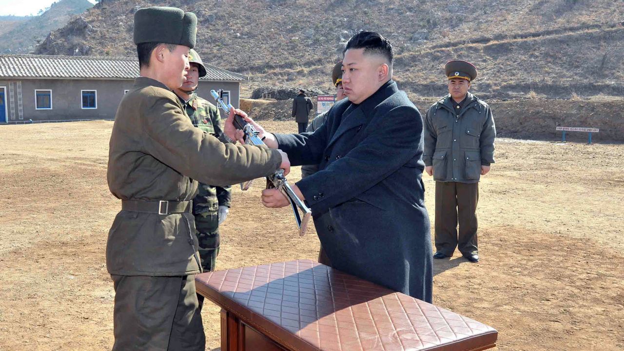 This undated picture released by North Korea on March 12 shows North Korean leader Kim Jong Un inspecting an army unit.