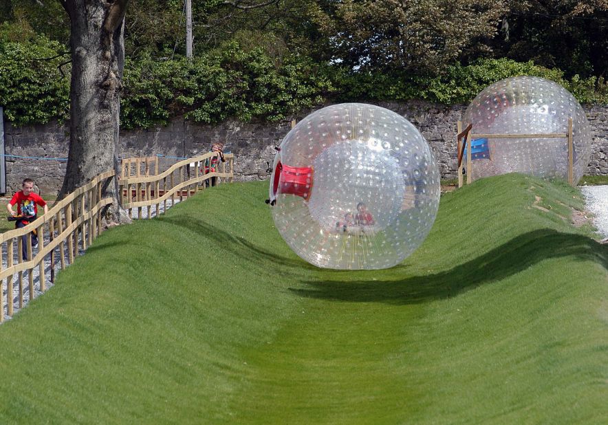 For another brand of thrill, consider tumbling down Adventure West's zorbing track in Westport, County Mayo.
