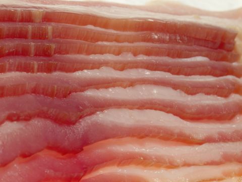 $9 for three slices of store-bought bacon on a plate? Ozersky is "reeling from the effrontery of it."