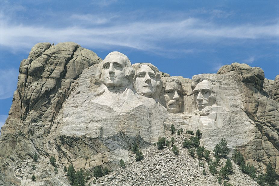 Mount Rushmore National Memorial in South Dakota was picked as FamilyFun's top tourist attraction.