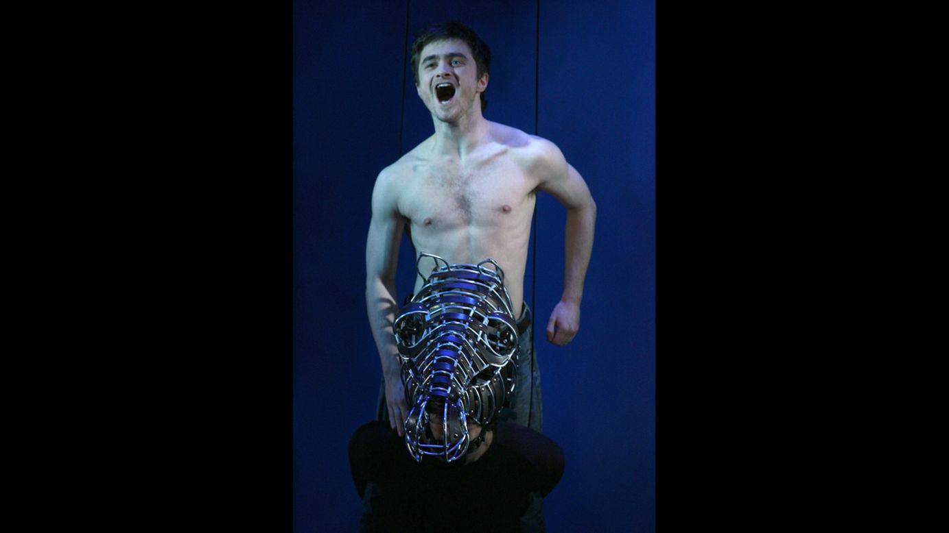 Daniel Radcliffe distanced himself from "Harry Potter" when he starred as Alan Strang in the 2007 revival of "Equus." Radcliffe, who appeared in a nude scene onstage, received positive reviews for his grown-up performance.