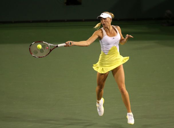 Wozniacki, the 2011 champion, reached her third final in four years at the hard-court tournament after coming from behind to beat Angelique Kerber of Germany in three sets.