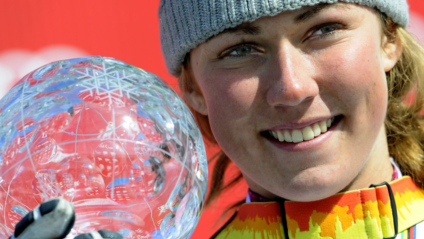 Young U.S. skier Mikaela Shiffrin won the Crystal Globe for the overall World Cup slalom title.