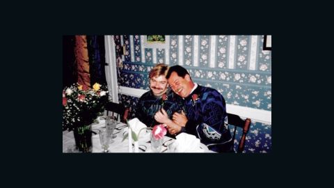Partners Tim LaCroix, left, and Gene Barfield celebrate their tenth anniversary.