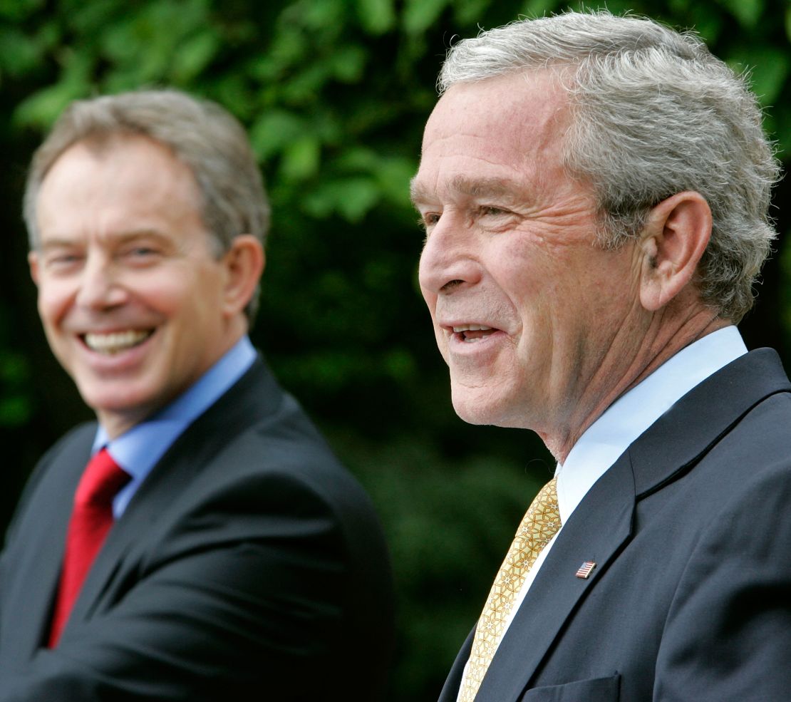George W Bush Tony Blair