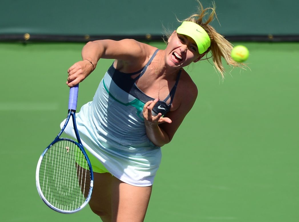 Maria Sharapova, who won the Indian Wells title in 2006, took the first set 6-2 as she took control of the final in some style.
