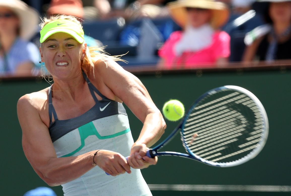 The World No.3 held a 4-2 record against Wozniacki and never looked like losing as she reeled off three straight games to take the second set 6-2.