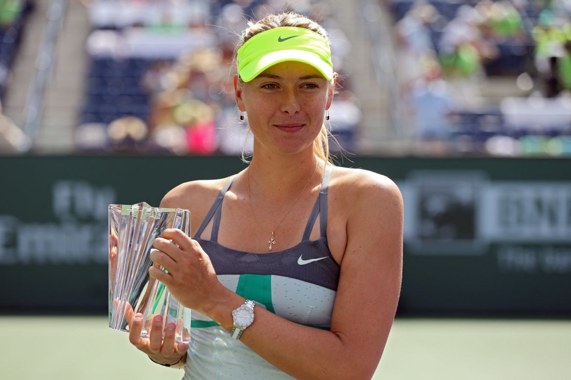 Sharapova has now won at least one title in each of the past 11 years.  "This is what I do all the work for is these moments," she told reporters. "You feel like everything has paid off."