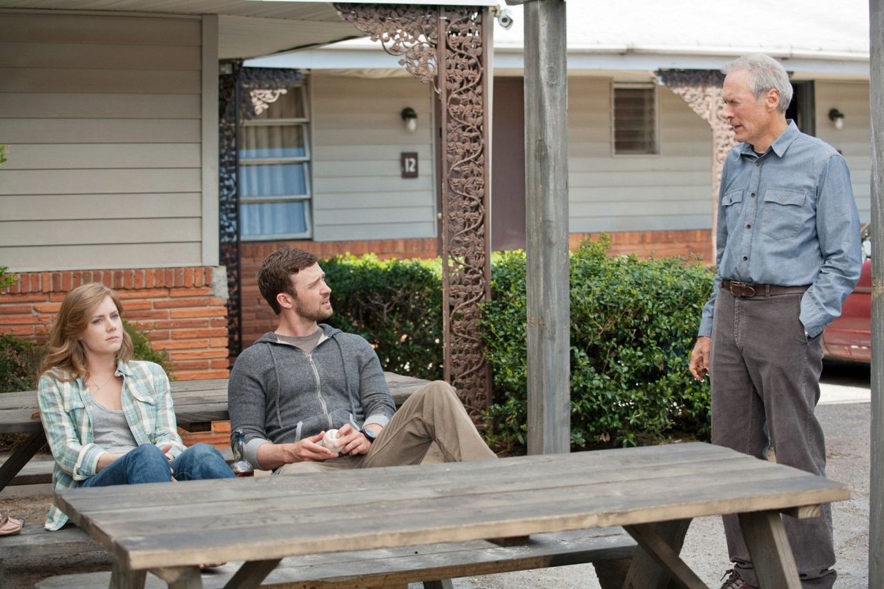 Amy Adams, Timberlake and Clint Eastwood star in 2012's "Trouble with the Curve."