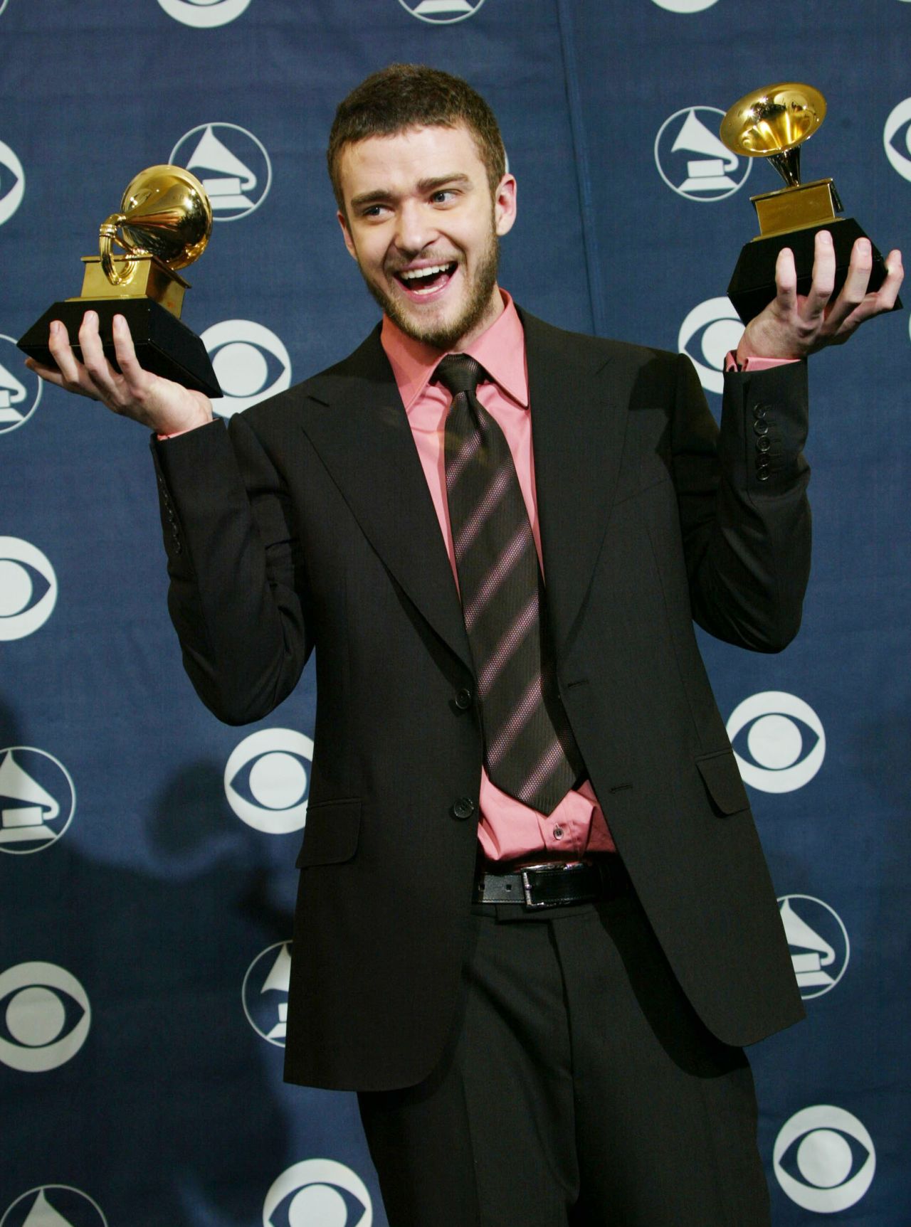 At the 2004 Grammy Awards, Timberlake won best male pop vocal performance and best pop vocal album for his solo debut "Justified." Among the hit songs on the album: "Rock Your Body," "Cry Me a River" and "Like I Love You."