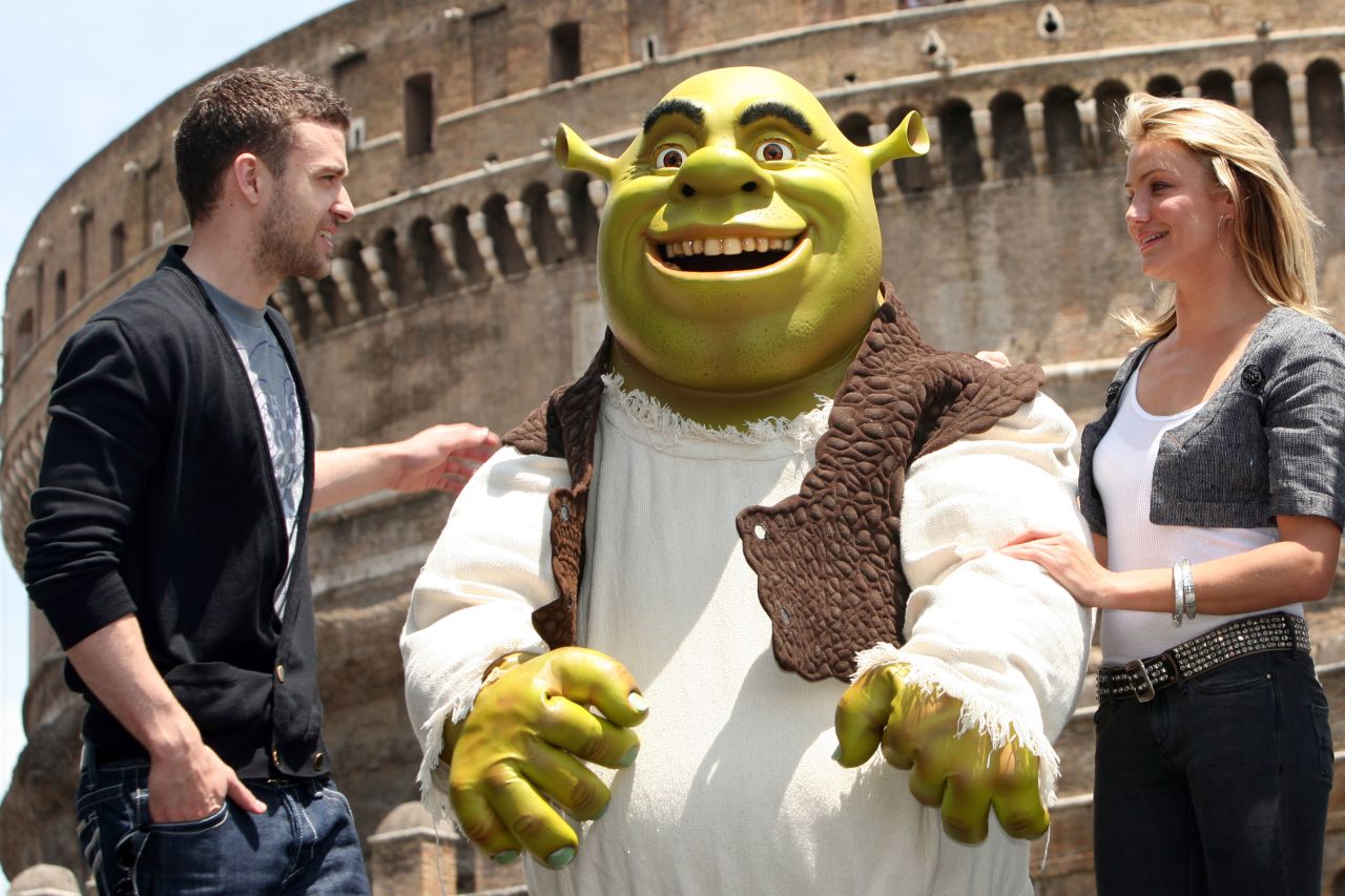JT lent his voice to 2007's "Shrek the Third." The film also features the vocal talents of Cameron Diaz, who reportedly dated Timberlake on and off from 2003 to 2007.