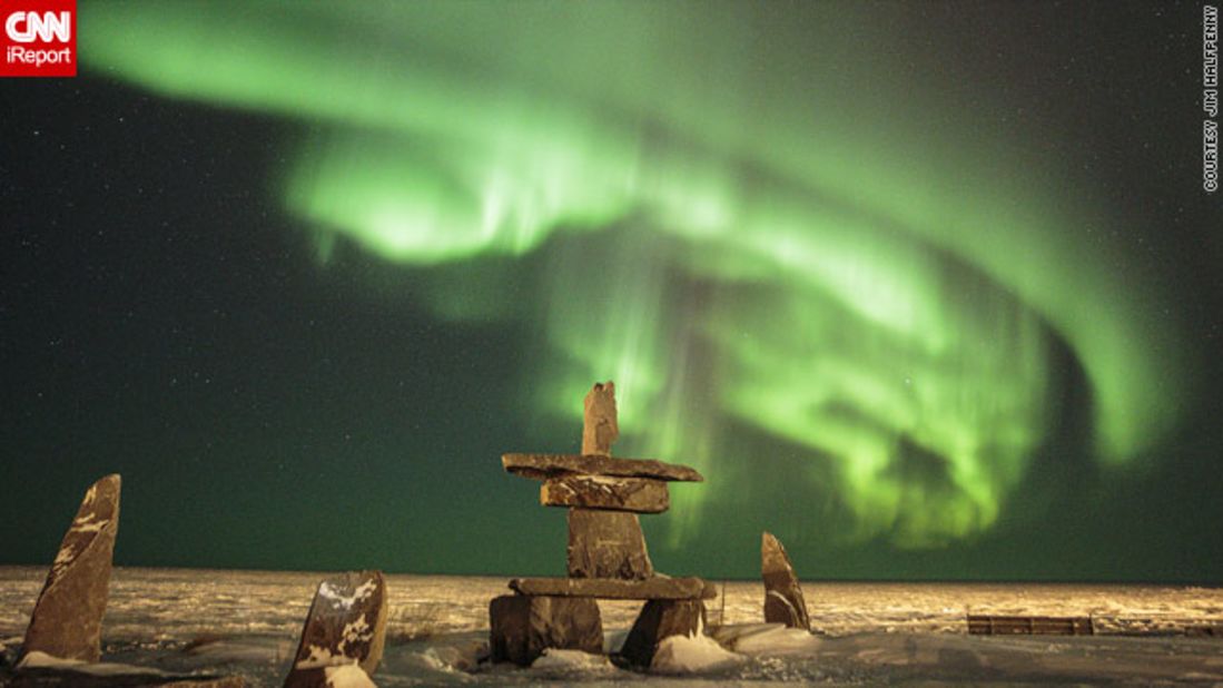 2013 has proved a bumper year for sightings of the northern lights, due to a peak in the 11-year solar cycle. In this image taken earlier this month by Jim Halfpenny in Churchill, Manitoba, Canada, they appear to <a href="http://ireport.cnn.com/docs/DOC-943161">float above some stones</a>.