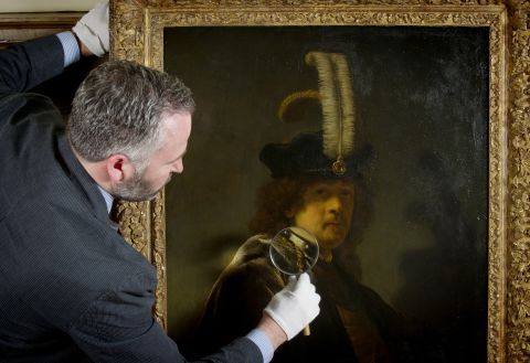The picture was originally believed to have been painted by a pupil or follower of Rembrandt, but X-rays and analysis of the techniques used show it to be by the master himself.