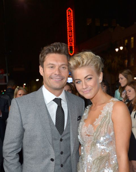 Julianne Hough and Ryan Seacrest decided to take a break in March 2013 after more than two years together, <a href="http://www.people.com/people/article/0,,20682156,00.html" target="_blank" target="_blank">People</a> reported. The duo's busy schedules were to blame, but they plan to stay friends, sources told the magazine.