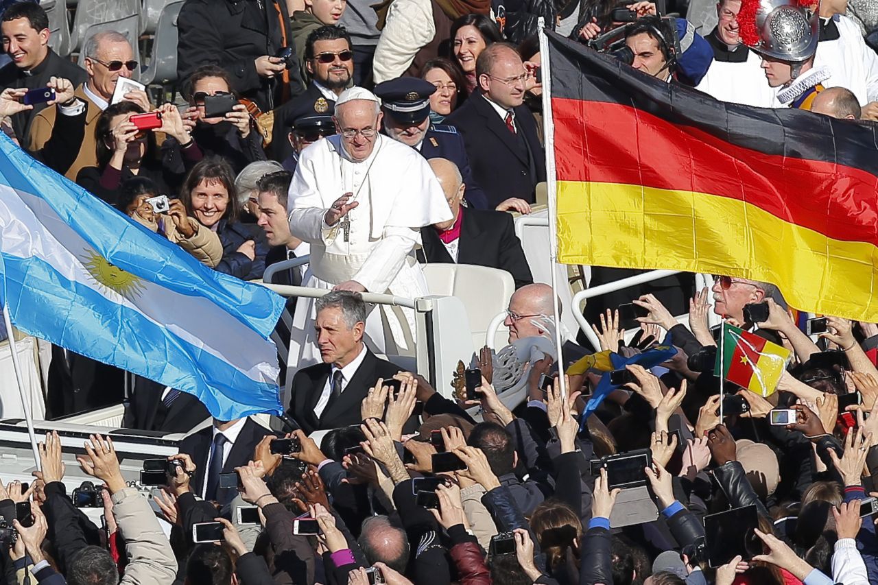 A sport utility vehicle gives Francis the kind of direct contact with people he has embraced since becoming pope.