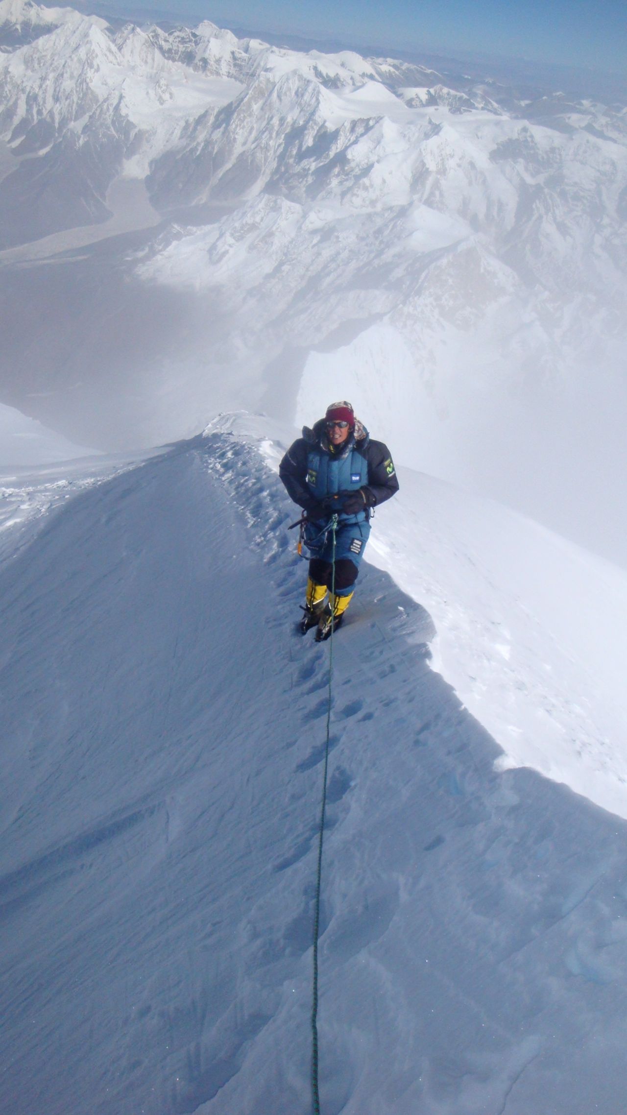 It took Pasaban nine years, from 2001 to 2010, to climb all the mountains.  When she climbed Manaslu in 2008, Pasaban says it snowed for most of the ascent, creating dangerous conditions. 