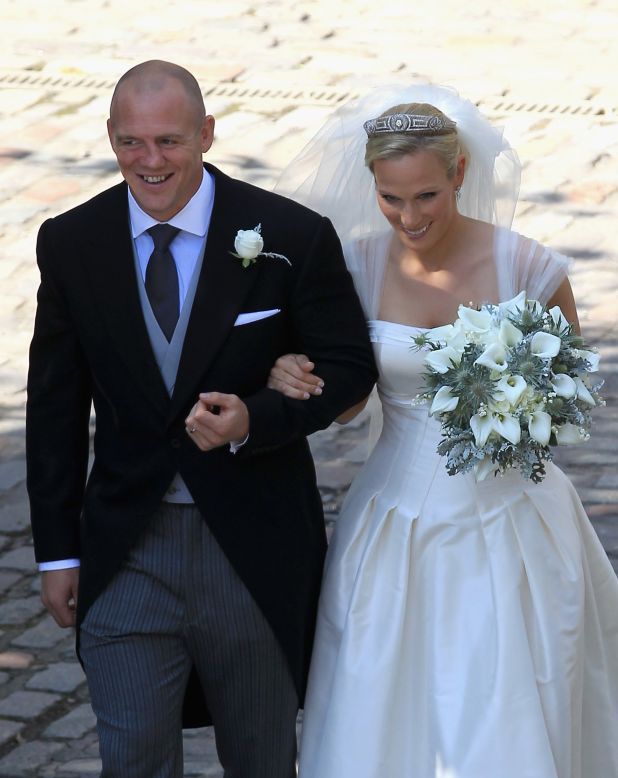 The news of the romance between England's rugby World Cup winner Mike Tindall and Zara Philips, the Queen's granddaughter, came as a surprise to many - but they happily tied the knot in 2011. One year later, Philips won an Olympic silver in the equestrian team event. 