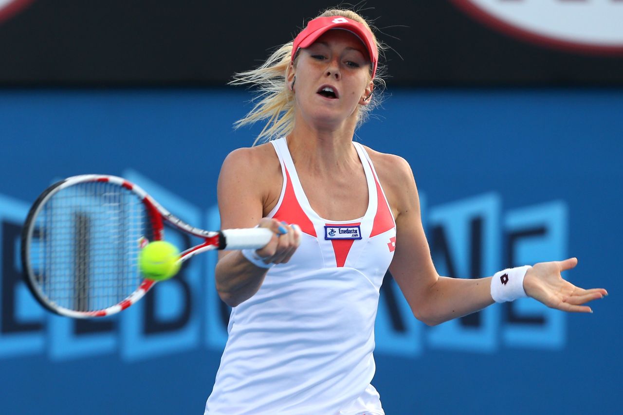 Urszula, 22, was seeded at a grand slam for the first time this year, but the No. 31 exited the Australian Open in the first round at the hands of American Jamie Hampton.