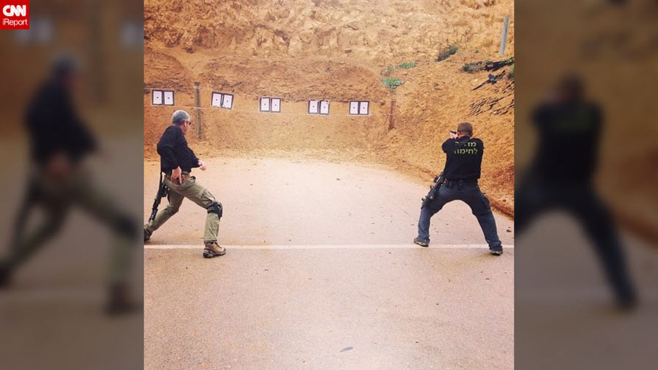 At an Israeli security academy in the West Bank, instructors simulate a response to a terror attack.