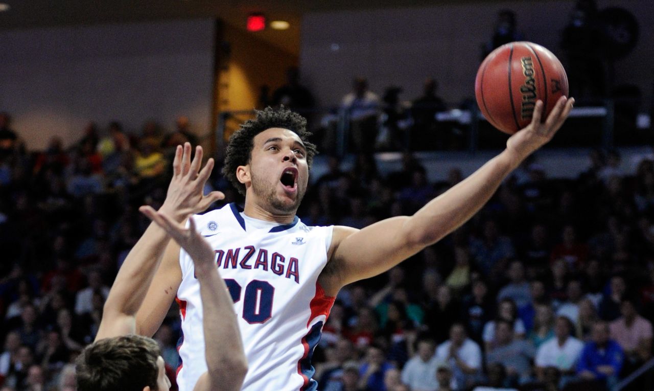 Senior forward Elias Harris is one of Gonzaga's most potent weapons, averaging 14.9 points and 7.4 rebounds per game.