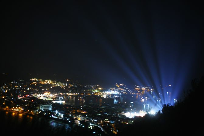 The study found upward pointing lights were a large contributor to light pollution. 