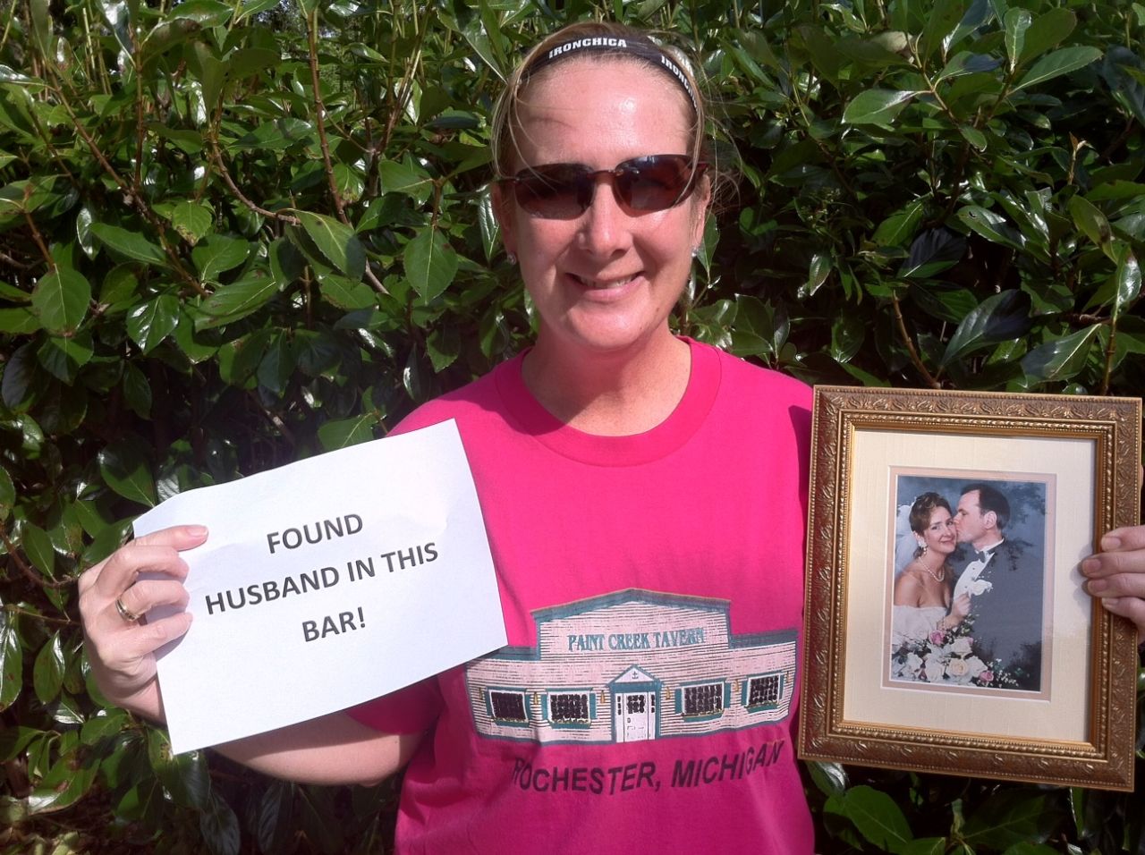 <a href="http://ireport.cnn.com/docs/DOC-928249">Cynthia Falardeau's</a> favorite T-shirt has a picture of the Michigan dive bar she met her husband at 22 years ago.  Despite her habit of donating old clothes, she kept this shirt around for 17 years, storing it safely in her closet. 