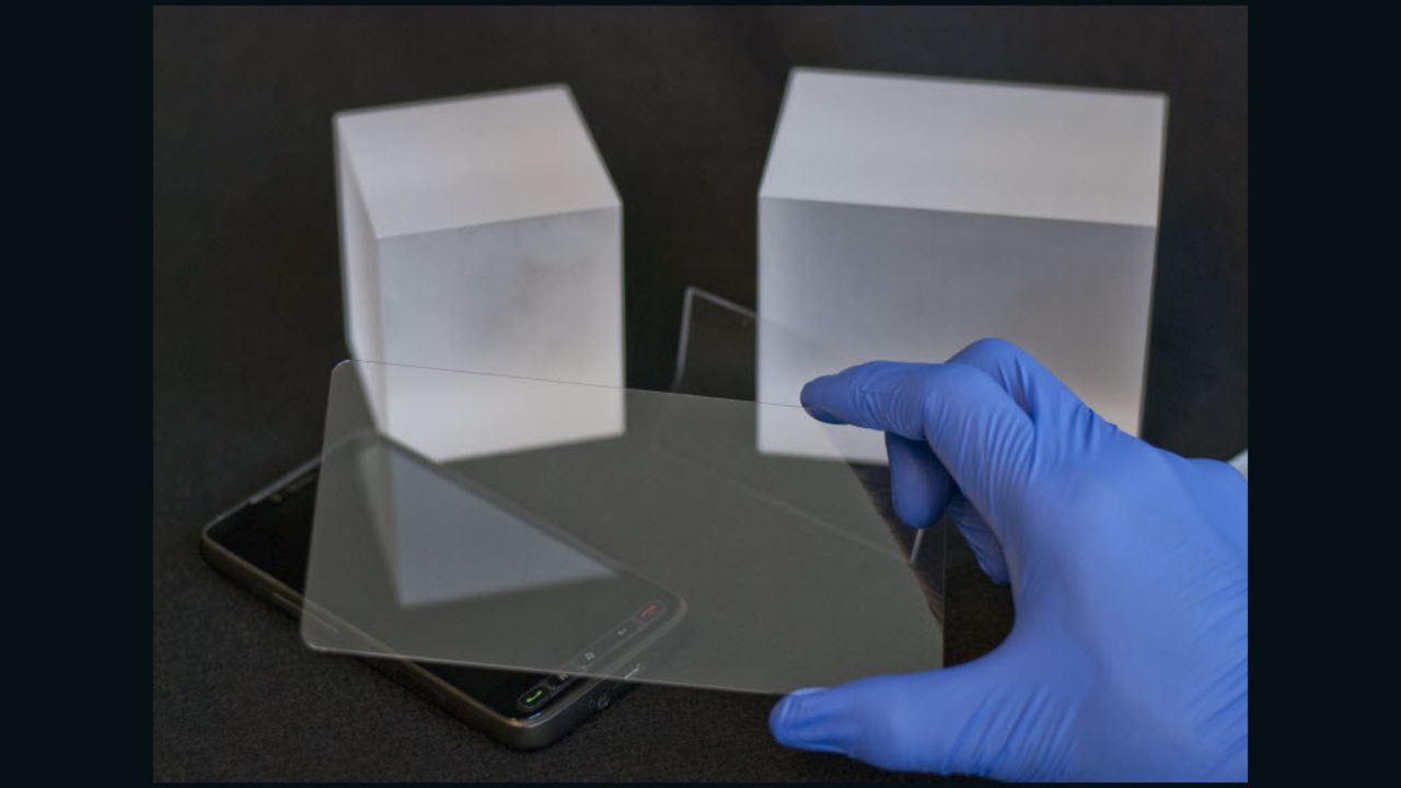 New Hampshire's GT Advanced Technologies is working on an ultrathin, manufactured sapphire phone screen.