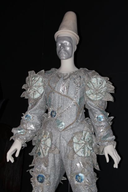 For the remarkable "Ashes to Ashes" video of 1980, in which he walked ahead of a bulldozer, Bowie asked designer Natasha Korniloff to create a Pierrot costume for "the most beautiful clown in the circus." The video cost £250,000 to make, and was at the time the most expensive made.