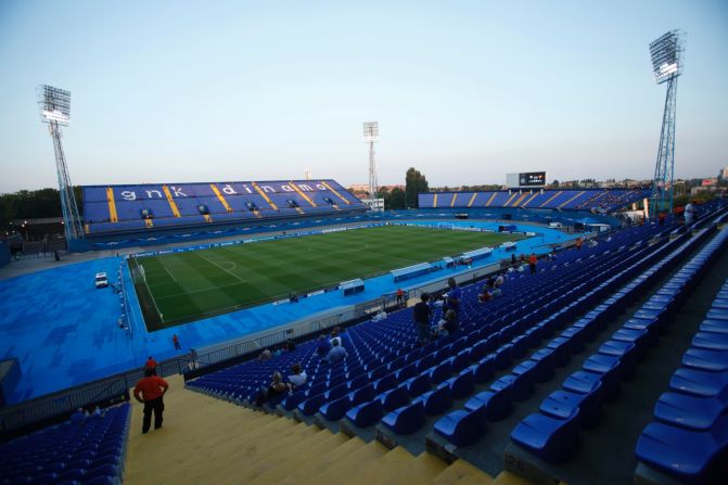 The Maksimir Stadium in the Croatian capital city of Zagreb will be the venue for Friday's match. It is the home of Dinamo Zagreb, who reached the group stage of this season's European Champions League.