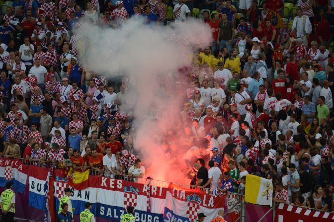 Croatia were fined $99,000 after their fans were guilty of racially abusing Italy striker Mario Balotelli during a match at Euro 2012.