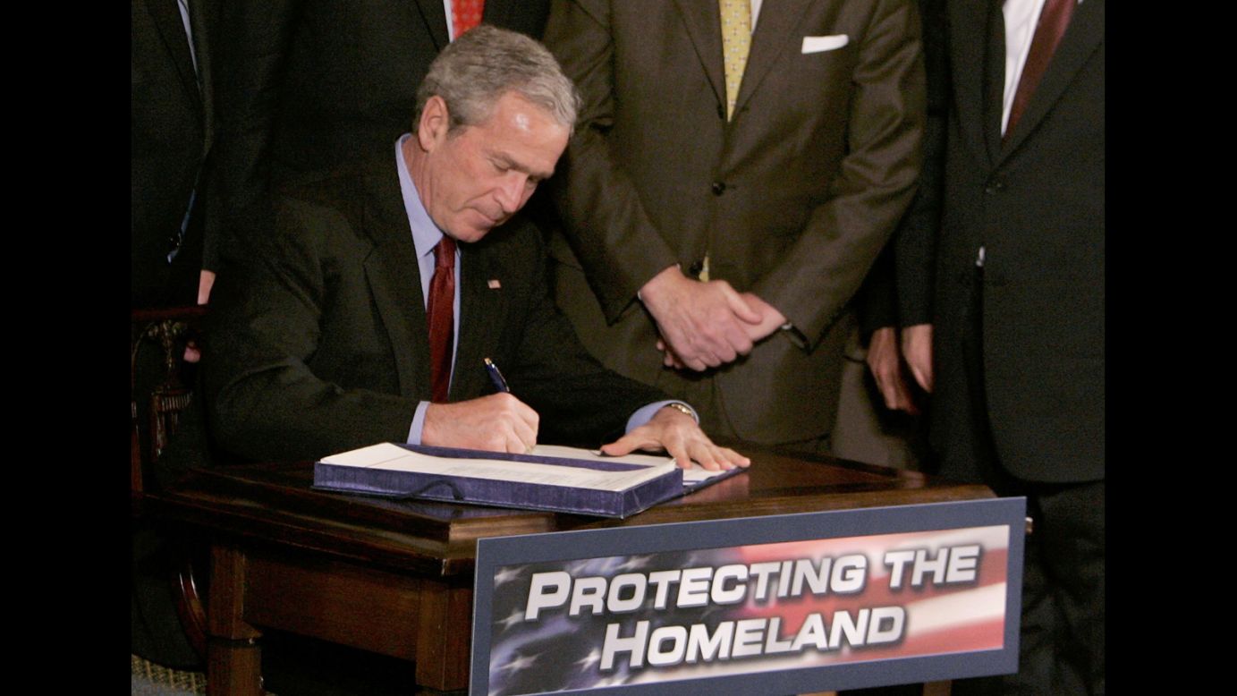 In 2005, President George W. Bush signed the U.S.A. Partiot and Terrorism Prevention Reauthorization Act, originally passed in 2001 in the House by a vote of 357-66 and 98-1 in the Senate. 