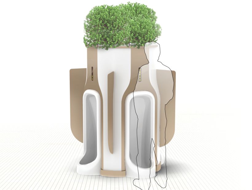 Apparently, properly filtered urine can make a great plant fertilizer. I must've missed that part of science class. But Ohio-based industrial designer Eddie Gandelman says he has found a way to make peeing in public less embarrassing and more eco-friendly with his <a href="http://www.coroflot.com/eddiegandelman/When-Nature-Calls" target="_blank" target="_blank">aptly named "When Nature Calls" urinal pod</a>, which filters urine before delivering it to plants. Gandelman, an industrial designer for Priority Designs, created the concept while at the University of Cincinnati. The circular shape of the pods creates more privacy for users to "water the plants" than your average public bathroom urinal. They're also attached to planters so the filtered urine can water plants. For now, it's just a concept that has not been implemented anywhere, but which guy wouldn't love this?