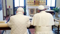 italy popes benedict francis 2