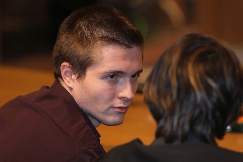 <a href="http://articles.cnn.com/2011-09-28/world/world_europe_italy-raffaele-sollecito-profile_1_rudy-guede-bra-clasp-amanda-knox?_s=PM:EUROPE">Sollecito</a>, Knox's boyfriend at the time of the murder, was convicted in December 2009 with Knox and released when their cases were overturned. Prosecutors testified that police scientists found Sollecito's genetic material on a bra clasp of Kercher's found in her room, while his defense claimed there wasn't enough DNA for a positive ID.  