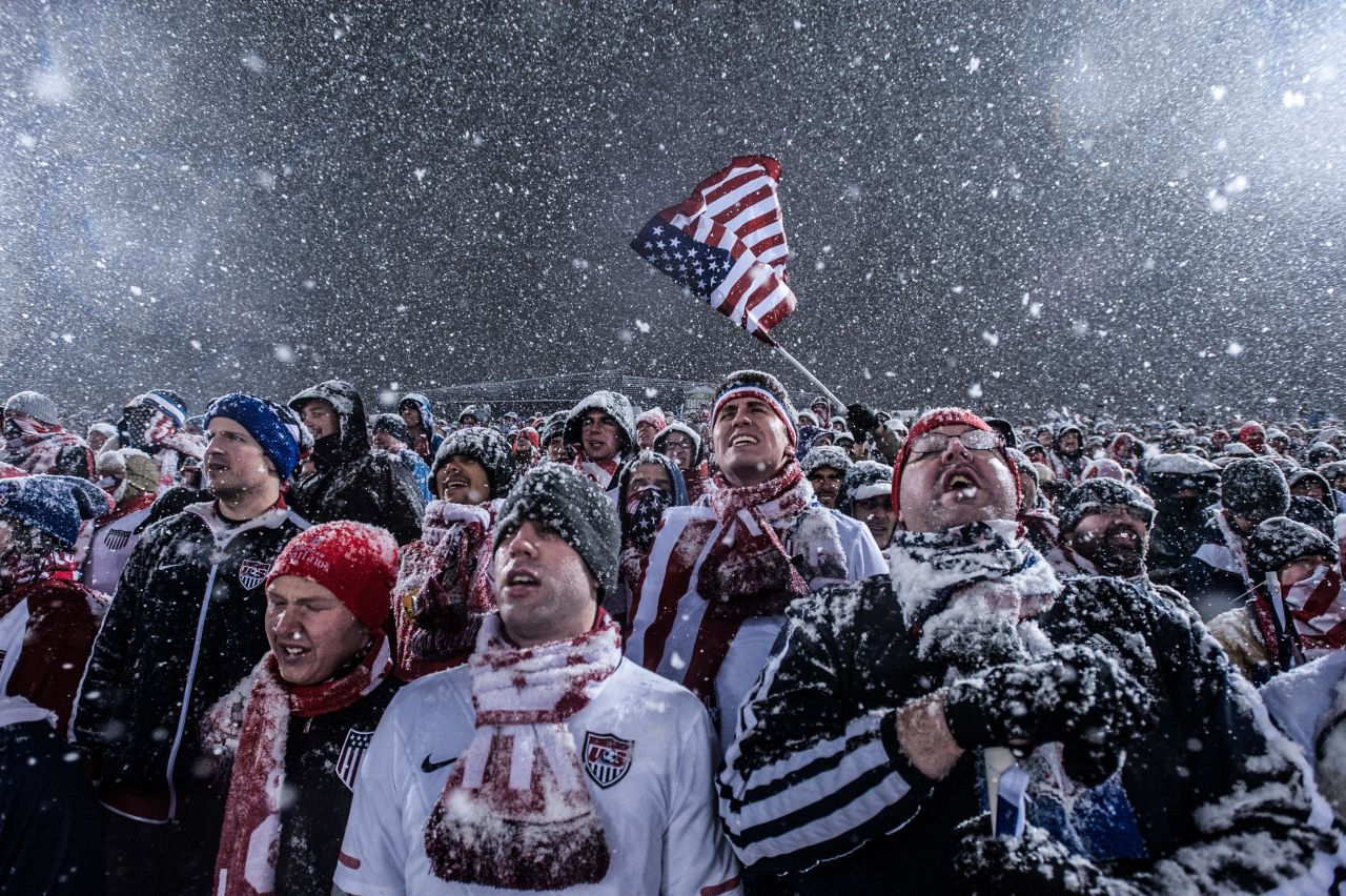 Just over 19,000 hardy souls braved the cold to see if the U.S. could bounce back after last month's defeat to Honduras.