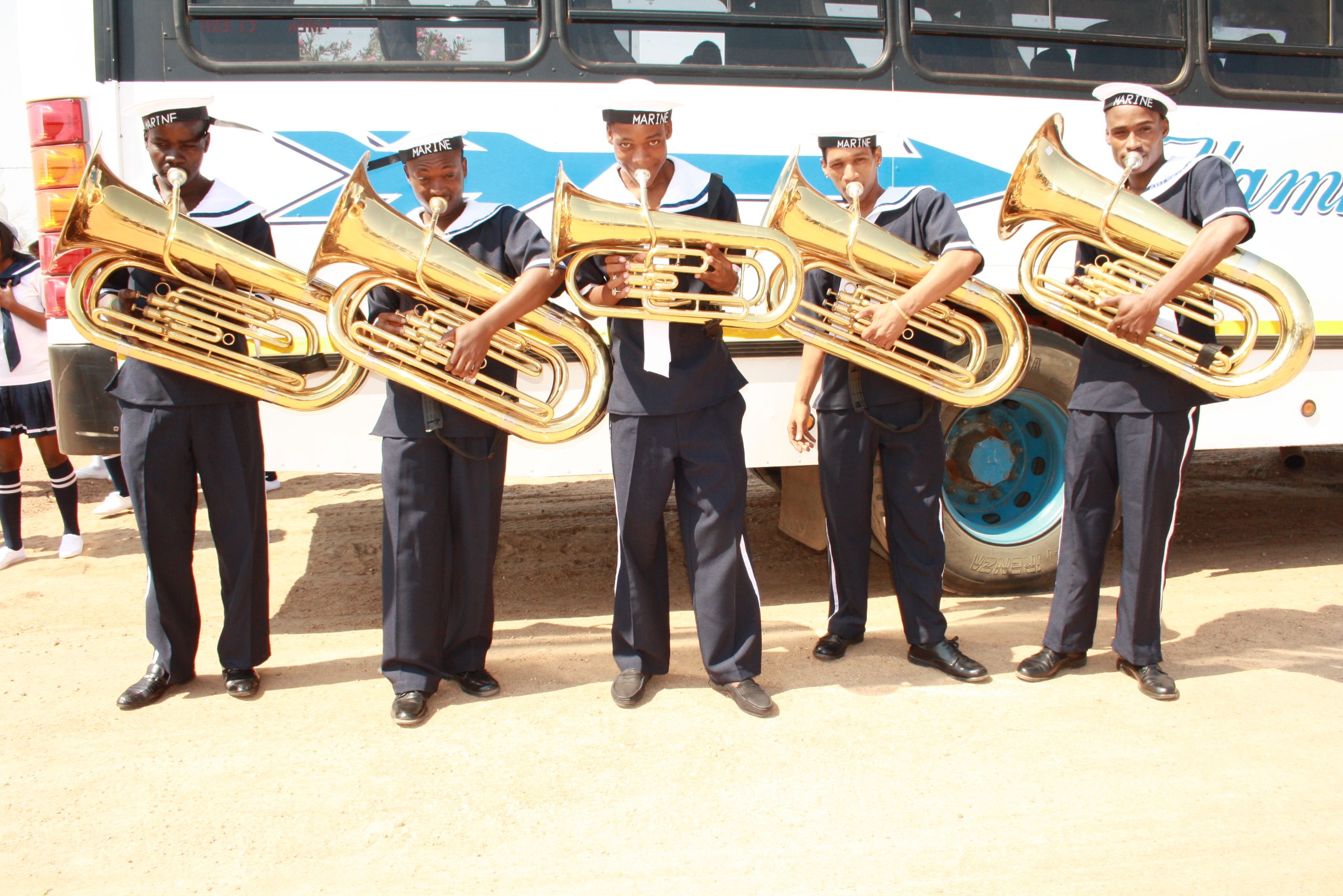 Marching to their own beat: Brass band keeps youngsters from gang life