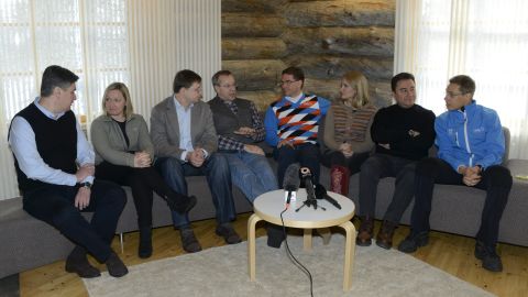 Finland's PM Jyrki Katainen and Europe minister Alex Stubb hosted an informal summit in Lapland over the weekend.