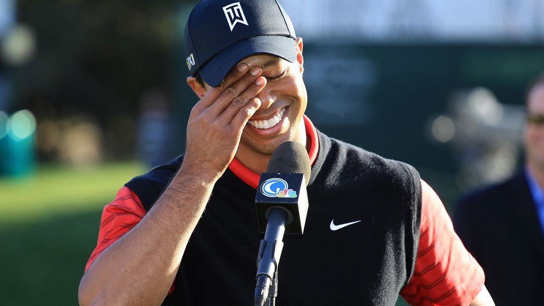 In December 2011, Woods earned his first win in two years at the <a href="http://www.cnn.com/2011/12/04/sport/golf/california-tiger-woods/index.html">Chevron World Challenge</a>, a charity tournament that he hosts which does not count on the PGA Tour money list.