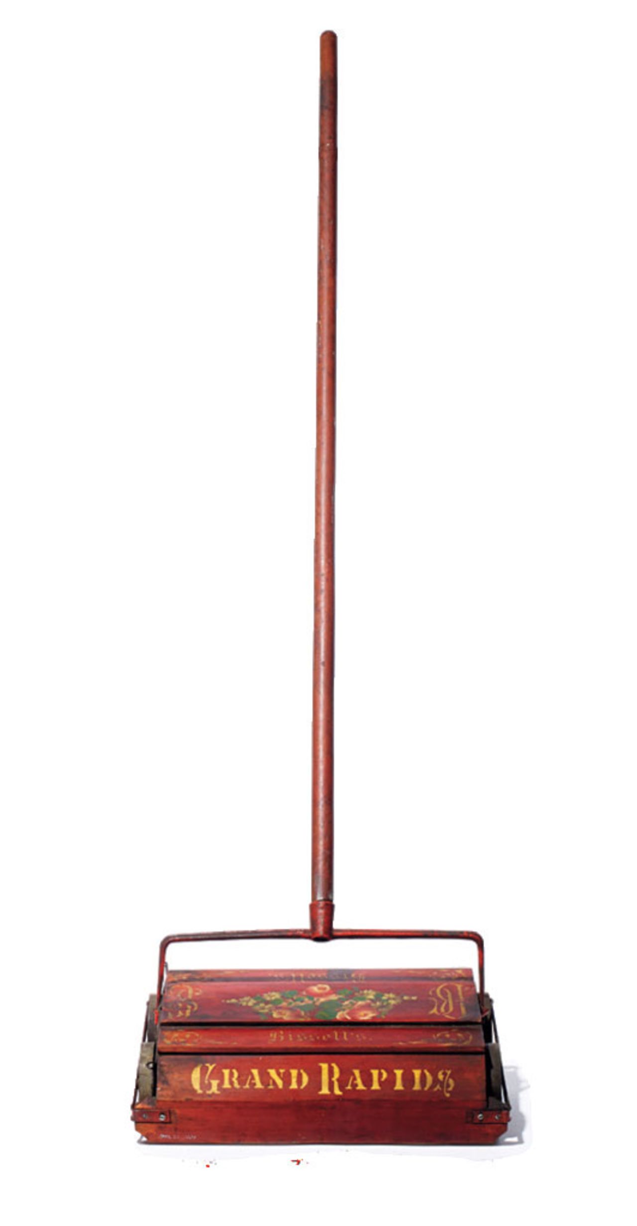 This spinning wonder was patented in 1876 by Melville Bissell. He created the carpet sweeper at the behest of his wife, Anna, who was frustrated with the existing rug-cleaning technology. After Melville's untimely death in 1889, Anna became America's first female corporate CEO and helped the company grow into a powerhouse. Today the Bissell Swift Sweep remains a go-to gadget for quick (and quiet) cleanups. 