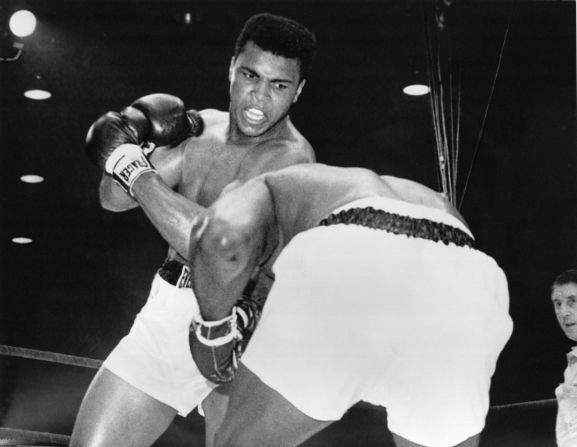 <a href="index.php?page=&url=http%3A%2F%2Fcnnphotos.blogs.cnn.com%2F2014%2F03%2F04%2Fthree-days-with-the-greatest%2F">Boxer Muhammad Ali</a> — then known as Cassius Clay — upsets Sonny Liston in a heavyweight title fight in Miami Beach, Florida, on February 25, 1964. He was 22 years old. A short time later, Clay joined the Nation of Islam and changed his name to Muhammad Ali.  