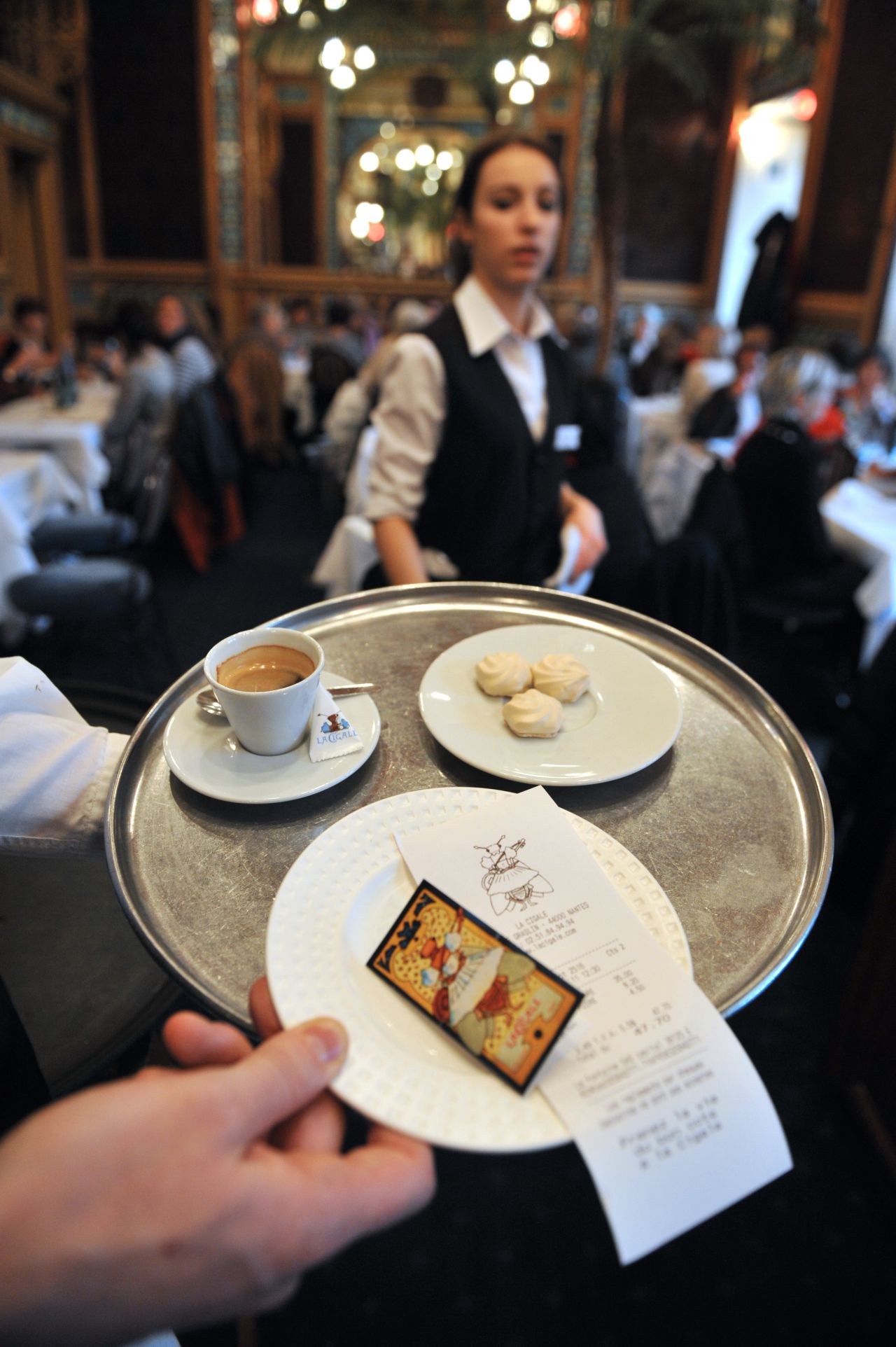 We'd like to leave the restaurant when we want to, not when the waiter decides we can.