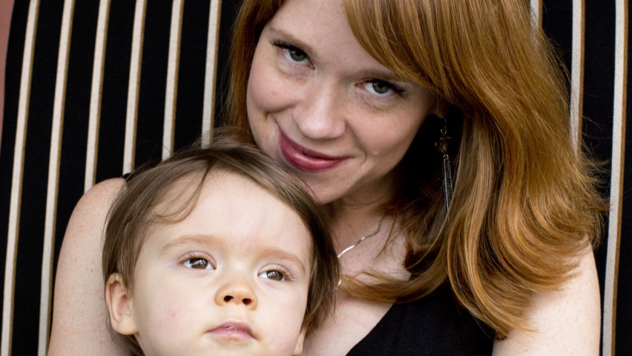 Emily Rapp with her son, Ronan.