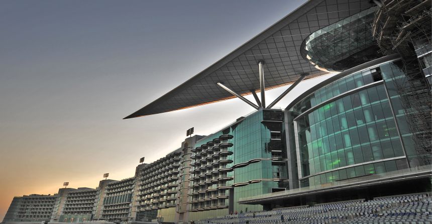 The track's 10-storey hotel boasts 285 luxury rooms, roof-top infinity pool, ballroom and five restaurants. It's intended to be a year-round conference center outside the racing season.