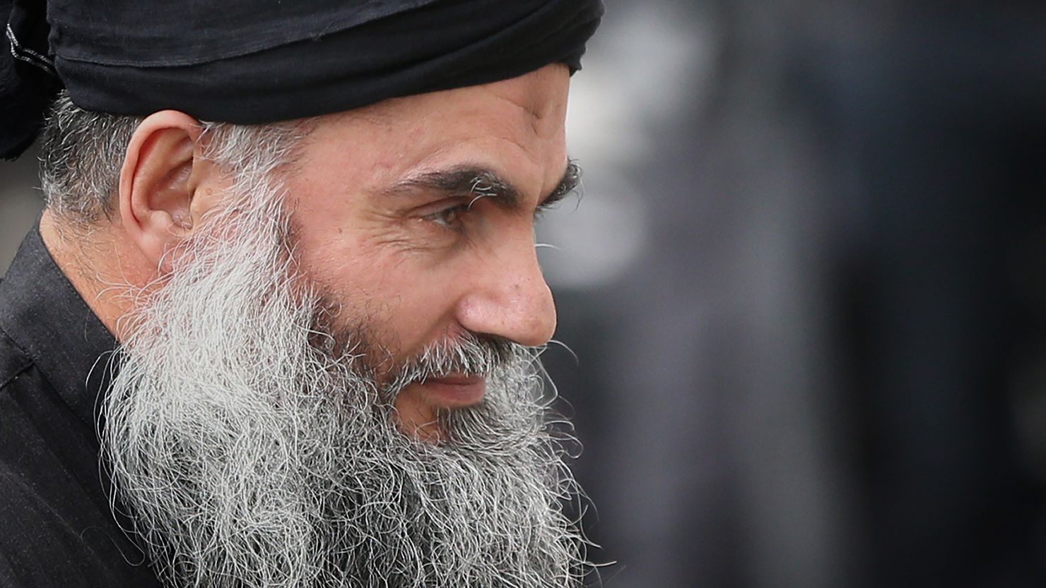 Muslim Cleric Abu Qatada arrives home after being released from prison on November 13, 2012 in London, England.