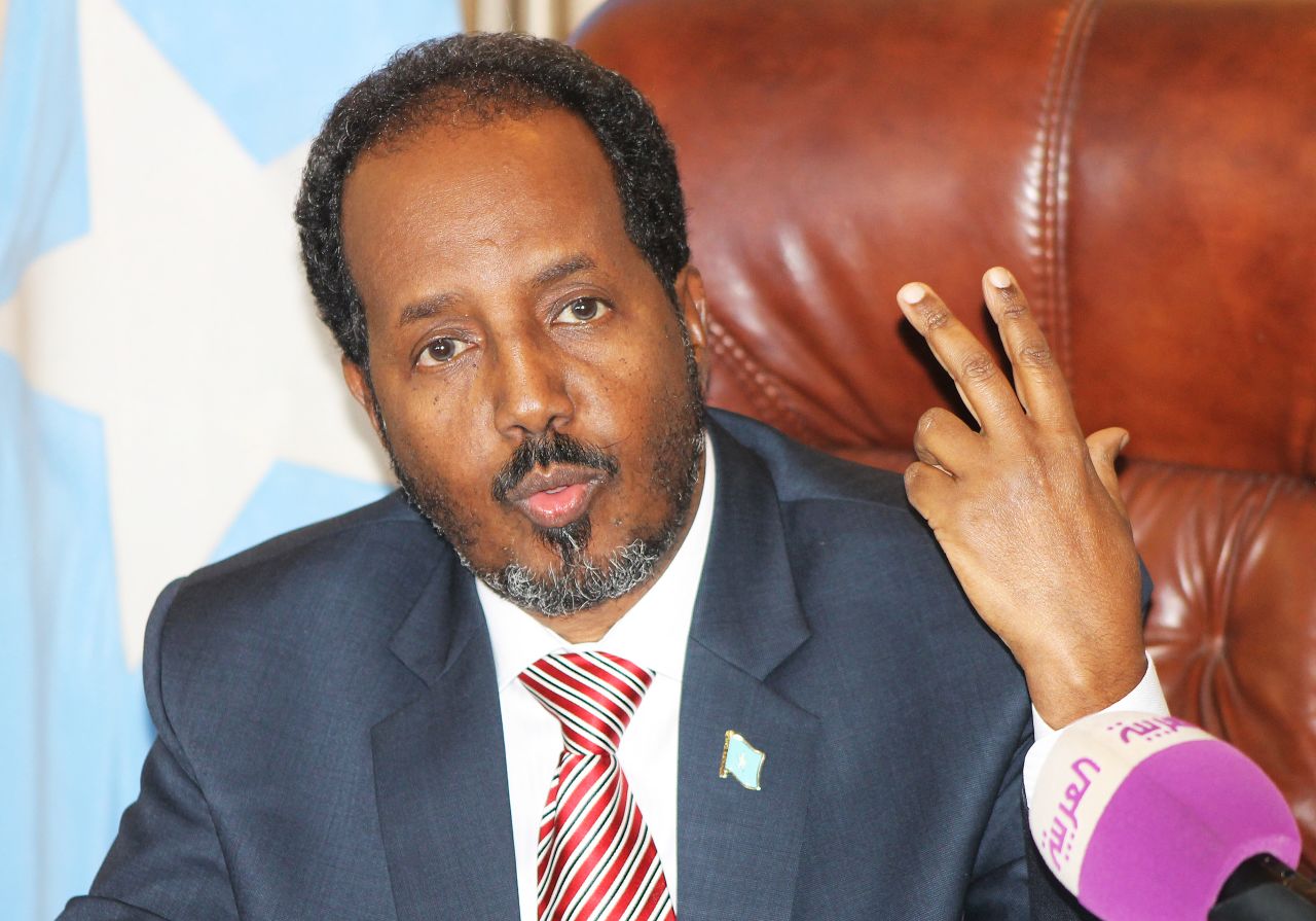 President Hassan Sheikh Mohamud, an academic and activist who has also worked for the United Nations and other organizations, was sworn in at the capital, Mogadishu 