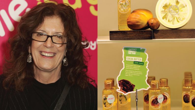 <strong>Anita Roddick (1942-2007)</strong><br /><em>The Body Shop</em><br />Started: 1976<br /><br />Environmental activist and entrepreneur Anita Roddick opened her first beauty products store in the English seaside town of Brighton in 1976 to create an income for herself and her two daughters while her husband was trekking across the Americas. She claimed she chose the color green simply to hide the mold on her first shop, but The Body Shop soon became known for its green ideal. <br /><br />Former British Prime Minister Gordon Brown said when Roddick died of hepatitis C at the age of 64: "She campaigned for green issues for many years before it became fashionable to do so and inspired millions to the cause by bringing sustainable products to a mass market."<br /><br />The Body Shop was sold to L'Oriel in 2006 for $988million, and now has 2,500 stores in more than 60 countries worldwide.