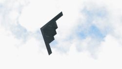 A U.S. Airforce B-2 Stealth Bomber participates in the 124th Tournamernt of Roses Parade on January 1, 2013 in Pasadena, California