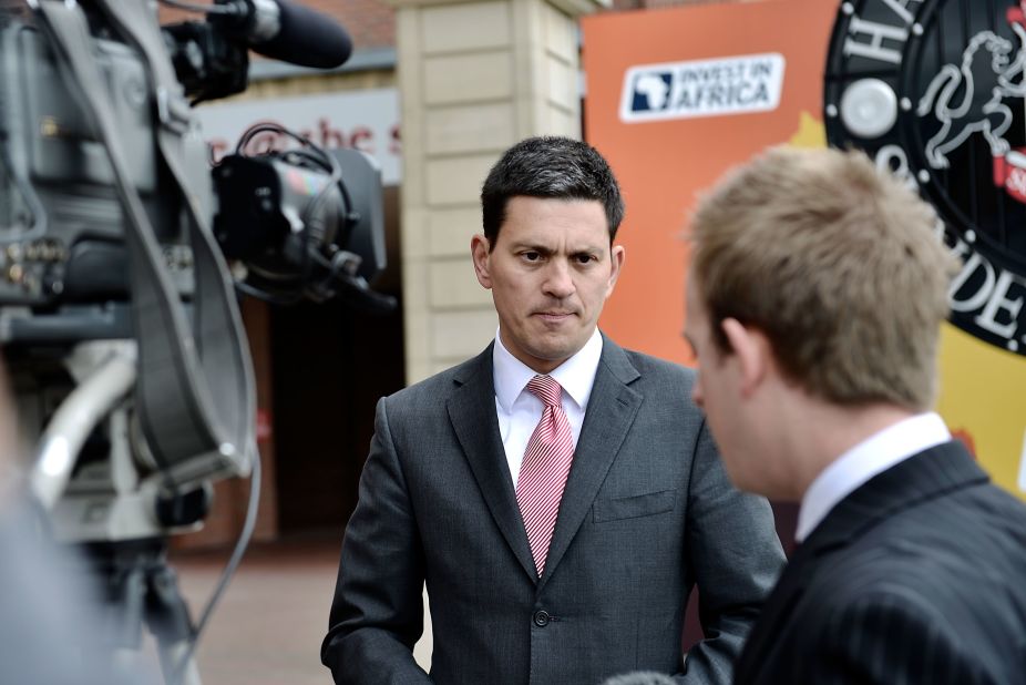 Labour MP David Miliband helped Sunderland secure the African sponsorship deal. "This is a landmark announcement for Sunderland and a landmark for the Premier League," the club's vice-chairman Miliband said in June 2012. The former foreign secretary, pipped to Labour's leadership by his younger brother Ed in 2010, has since announced he is quitting politics to join U.S.-based charity International Rescue.