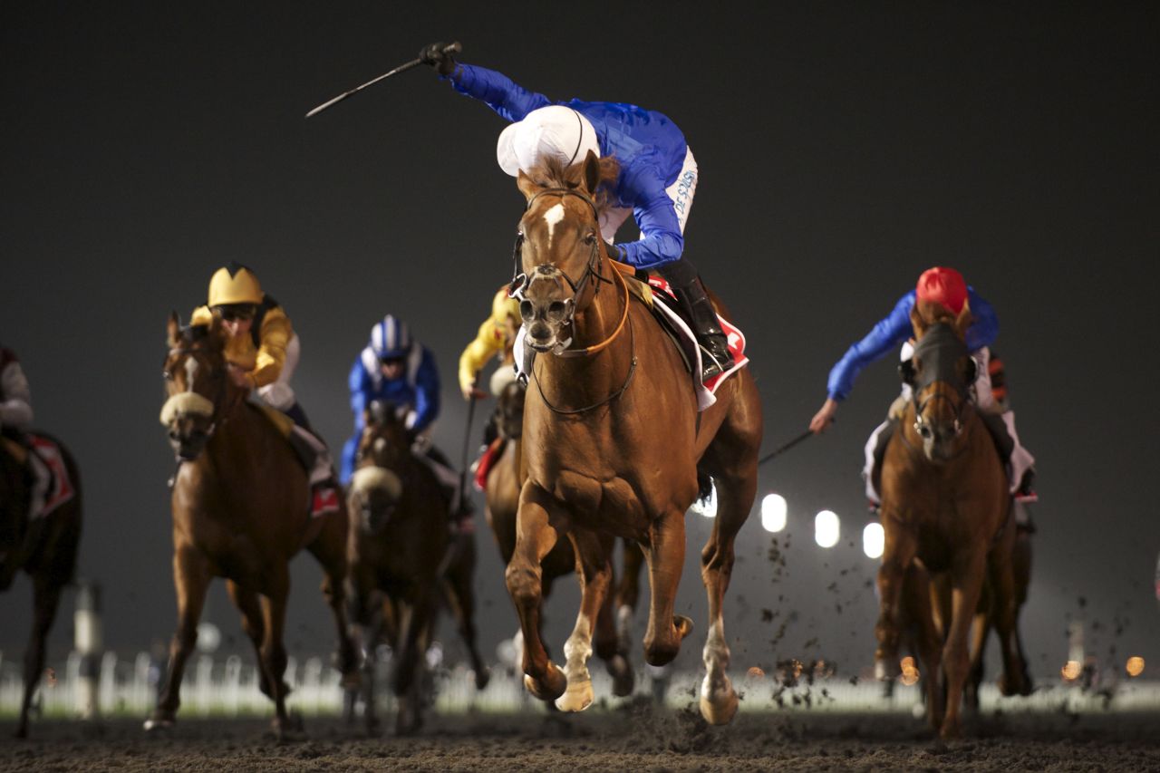 "There's no gambling allowed here in the Middle East in Dubai, it's against the law and it's against the religion," said Simon Crisford, manager at Godolphin Stables. "It's all about the competition, the spirit of horse racing here is not about the betting."