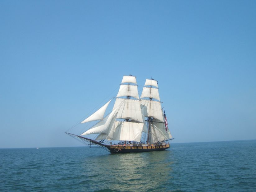 The U.S. Brig Niagara will win this summer's re-enactment of the 1813 Battle of Lake Erie. Niagara's captain says it's the largest wooden square-rigged sailing ship in the United States that still takes people sailing. 